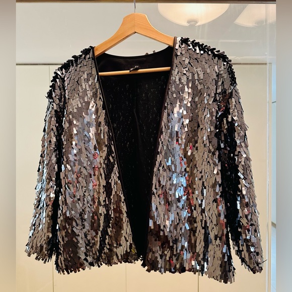 H&M Sequin Jacket S - Picture 5 of 11